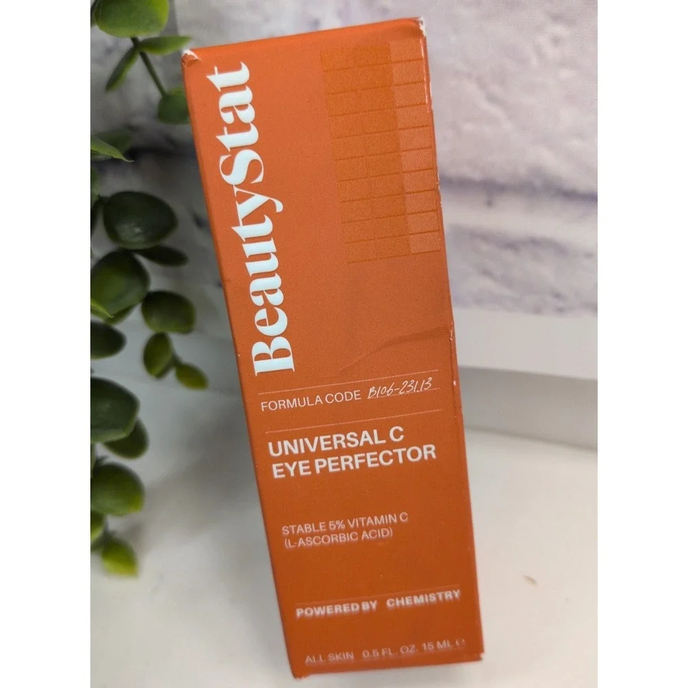 NEW IN BOX🥰BeautyStat Universal C Eye Perfector 0.5oz/15ml All Skin